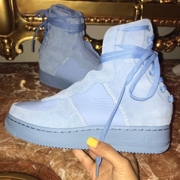 New Nike AF1 Rebel XX Air Force Blue Sneakers - Picture 2 of 6